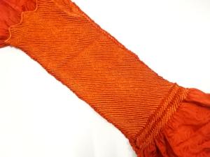 正絹　絞り　帯揚げ